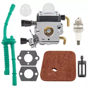 🔥 Carburetor For Stihl FS45 FS55 FS55R FS55RC HL45 KM55R FS38 w/Fuel Line Kit - Picture 1 of 10