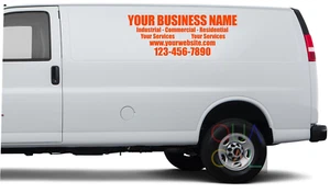 Large Business Company Commercial Vinyl Decal Sticker Sign Van Car Truck Vehicle - Picture 1 of 8