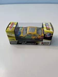 Yellow #18 Kyle Busch NASCAR Diecast Car M&M's 1/64 New in Box 2008 - Picture 1 of 6