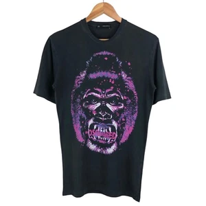 T-shirt maglietta Dsquared2 Gorilla nera rosa viola Made in Italy taglia XS vestibilità S - Foto 1 di 10