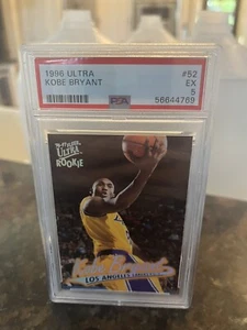 1996 Ultra Basketball #52 Kobe Bryant PSA 5 - Picture 1 of 2