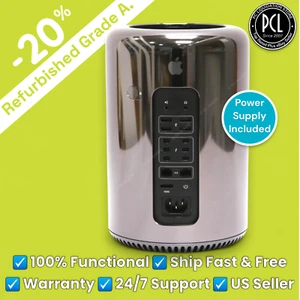 ✅ Apple Mac Pro・4-Core Xeon E5 3,7GHz・24GB* RAM・256GB SSD・GPU AMD FirePro D500 ✅ - Bild 1 von 7