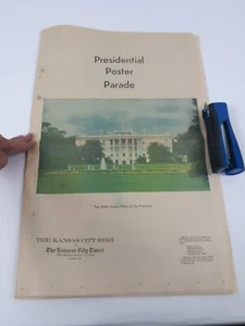 Historisches Kansas City Star Presidential Poster Parade 6. November 1969 selten 60er!! - Bild 1 von 9
