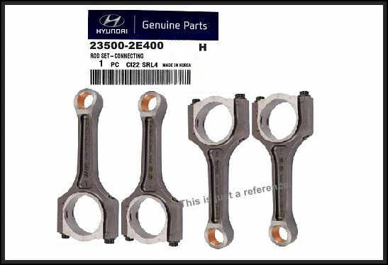 Conjunto de biela genuino OEM X 4 piezas para Kia Soul Optima [2012~18] 235002E400 Foto 1 de 1