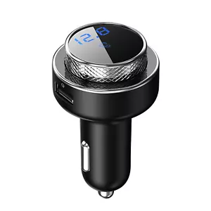 Wireless Bluetooth 5.0 Car FM Transmitter MP3 Player Radio 2 USB Charger Adapter - Picture 1 of 15