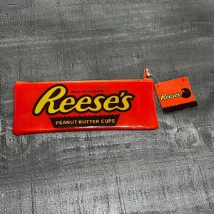 Reese’s Peanut Butter Cup Reißverschluss Etui Federmäppchen Kosmetiktasche Geldbörse Neu mit Etikett - Bild 1 von 3