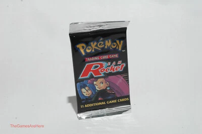 Pokemon Juego de Cartas Coleccionables Booster Pack Team Rocket Jessie/James - WOTC 2000 NUEVO Foto 1 de 4