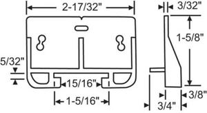 Strybuc Drawer Guide Old KD-14 45-14 - Picture 1 of 1