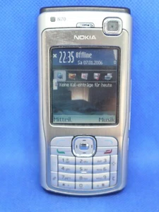 Téléphone Portable Telefon Mobile Phone NOKIA N70 2 Megapixel 4.8 mm 1:32 GRIS - Photo 1/11