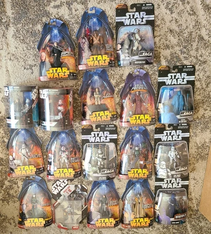Star Wars Lot Revenge Of The Sith 3.75 Figures Sealed Airborne Trooper Order 66+ Cover