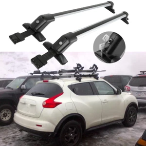 For Nissan Juke 2011-2017 2016 2015 43.3" Car Top Roof Rack Cross Bar w/Lock - Picture 1 of 15