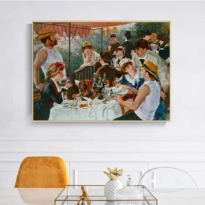 Art Prints Renoir French Impressionism Extra-Large 40"X28" Le déjeuner Canotiers - Picture 1 of 5