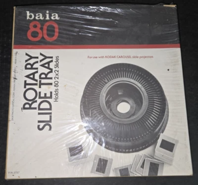 NEW Vintage Baia 80 Rotary Slide Tray KODAK Carousel 2"x 2" Slides SEALED #3757 - Image 1 of 4