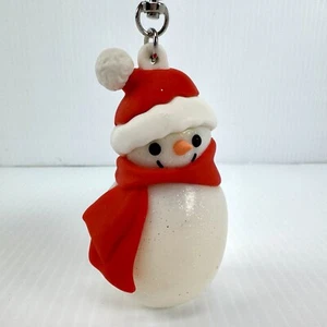 Llavero Bath & Body Works Muñeco de Nieve Escarchado Bolsillo Bac Soporte No Se Ilumina - Imagen 1 de 7