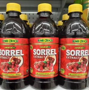 HOME CHOICE SORREL EXTRACT Jamaican Product 454ml (Pack of 3) - Picture 1 of 1