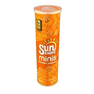 3 Pack SunChips Minis Harvest Chedder Flavored Canister, 3.75 oz - Picture 1 of 5