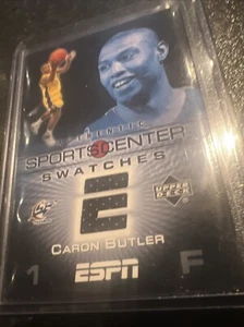 Caron Butler Upper Deck 2005 Game Worn Authentic Sportscenter Swatches Patch - Bild 1 von 4