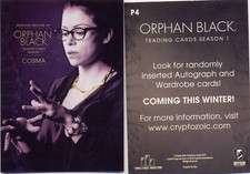 Cryptozoic Promo Card Orphan Black Trading Cards Season 1 Chromium-Style P4