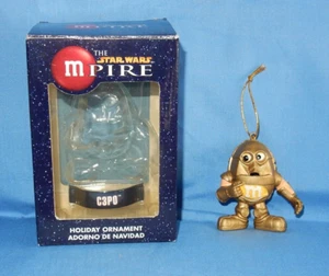 Decorazione natalizia Kurt Adler Star Wars M&M's MPIRE C3PO 2 3/4" in scatola - Foto 1 di 7