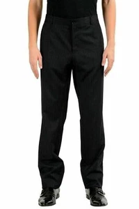 Dolce & Gabbana Men's 100% Wool Black Dress Pants US 38 IT 54 - Picture 1 of 4