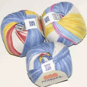 50g BON TON ADRIAFIL Baumwolle Gradient Farbverlauf 086 VEGAN Cotton BATIK Lace - Bild 1 von 12