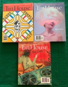 Lot (3) Tin House Literary Journals - #43 Games / #71 Rehab / #73 True Crime - Picture 1 of 19