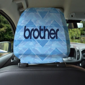 Manchester Blue 1989 Home Retro Football Shirt Pack 2 Car Seat Headrest Covers - Picture 1 of 4