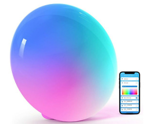 RGB Ambiance Light,  Smart Table Lamp/night light works with google and alexa