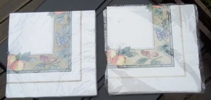 MIKASA GARDEN HARVEST PAPER DINNER NAPKINS 31 NAPKINS - Picture 1 of 4