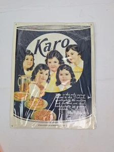 Rivista Pubblicità Quadri 1938 con Quintuplette 10,5" x 13,5" su superficie in latta - Foto 1 di 2