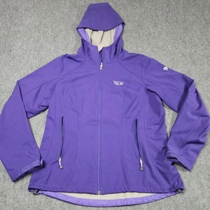 Mountain Hardwear Jacket XL Deep Purple Polyester Shell Fleece Lined Full Zip - Picture 1 of 11