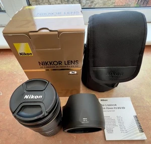 Nikon AF-S Nikkor 24-70mm F2.8 G Ed Zoom Lens F-Mount - Picture 1 of 8
