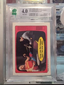 1985 1986 O-Pee-Chee WWF wrestling Card Topps 56 Vince McMahon Hulk Hogan MNT 4 - Picture 1 of 2