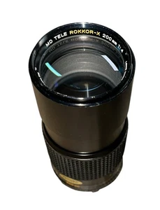 Minolta MD Tele Rokkor-x 200mm 1:4 Lens | Vintage - Picture 1 of 6
