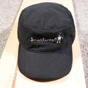 Smartwool Hat Cap Mens OSFA Black Adjustable Strap Back Feels Good Embroidered - Picture 1 of 8