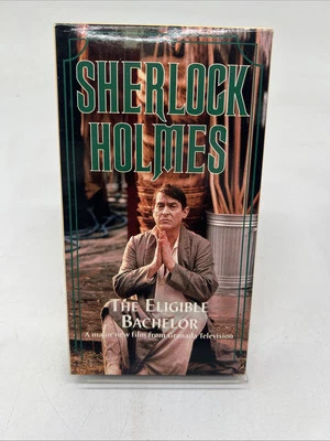 Sherlock Holmes, The Eligible Bachelor, pre-owned, Jeremy Brett 1995 VINTAGE VHS - Image 1 of 3