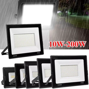 LED Strahler Flutlicht Außen Fluter 30W 50W 100W 150W 200W Scheinwerfer IP66 DE - Bild 1 von 26