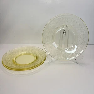 Indiana Glas gelb Depression Glas Hufeisen gelb # 612 Untertassen 1930-1933 - Bild 1 von 7