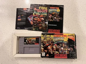 Donkey Kong Country 3, SNES Super Nintendo, Completo en Caja Dañada, 1996. - Imagen 1 de 9