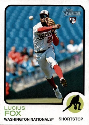 2022 Topps Heritage #618 Lucius Fox - Image 1 of 2
