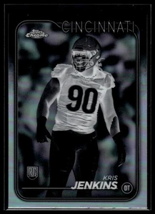 2024 Topps cromo #250 refractor negativo Kris Jenkins - Imagen 1 de 2