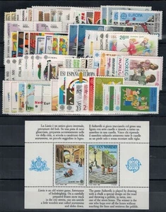 EUROPA CEPT 1989 Annata Completa 85v MNH** - Foto 1 di 1
