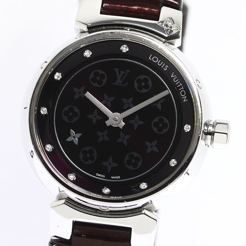 LOUIS VUITTON（LV） Orologio Donna Louis Vuitton Tambour Q12M3 Quadrante Bordeaux Quarzo_758966