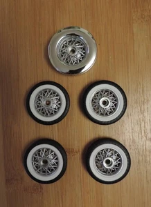 1:18 Road Legends 1932 Ford Set of 5 Wheels + Whitewall Tyres - Picture 1 of 5