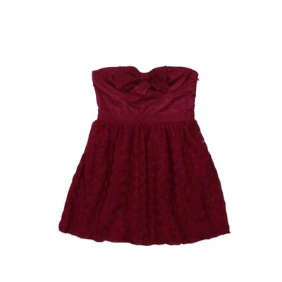 Mini Vestido Corto Frock And Volantes Para Mujer UK 10 Rosa 100% Poliéster Foto 1 de 4