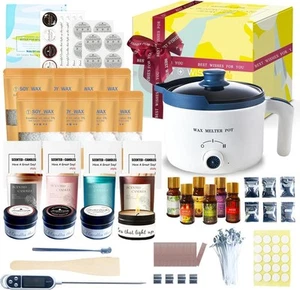 Candle Making Kit with Electric Wax Melting Pot, Candle Starter Kit for Candle - Picture 1 of 9
