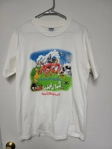 100 Years of Magic Walt Disney World Shirt White Medium - Picture 1 of 6