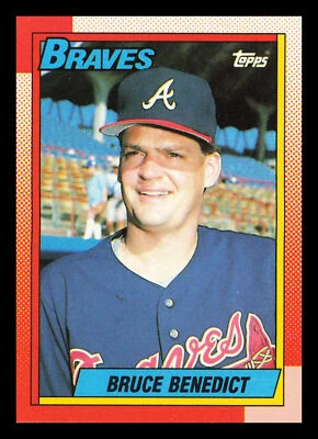 Bruce Benedict #583 1990 Topps Atlanta Braves Baseball - Image 1 of 2