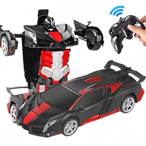 Transforming Car Robot, Remote Control Car, Deformation to Robot, Boys Gifts 3+ - Picture 1 of 6
