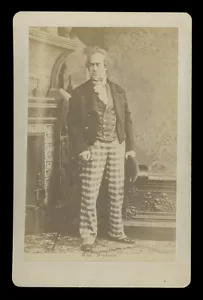 1878 Cabinet Card Portrait of Actor William Warren as Herr Weigel in "My Son" - Picture 1 of 1